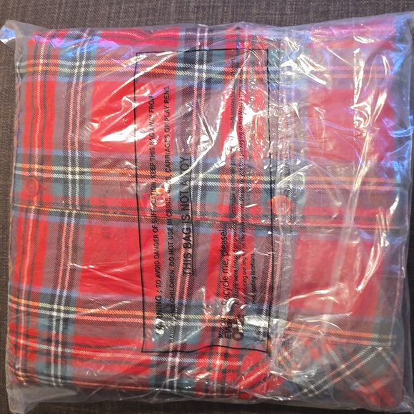 Holiday Lane Women's Pajama Set XXL Brinkley Plaid Notch Collar NWT - Picture 7 of 7